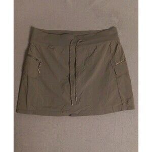 Lululemon Multi Pocket Cargo High-Rise Hiking Skorts Women's Size 14 Dark Green